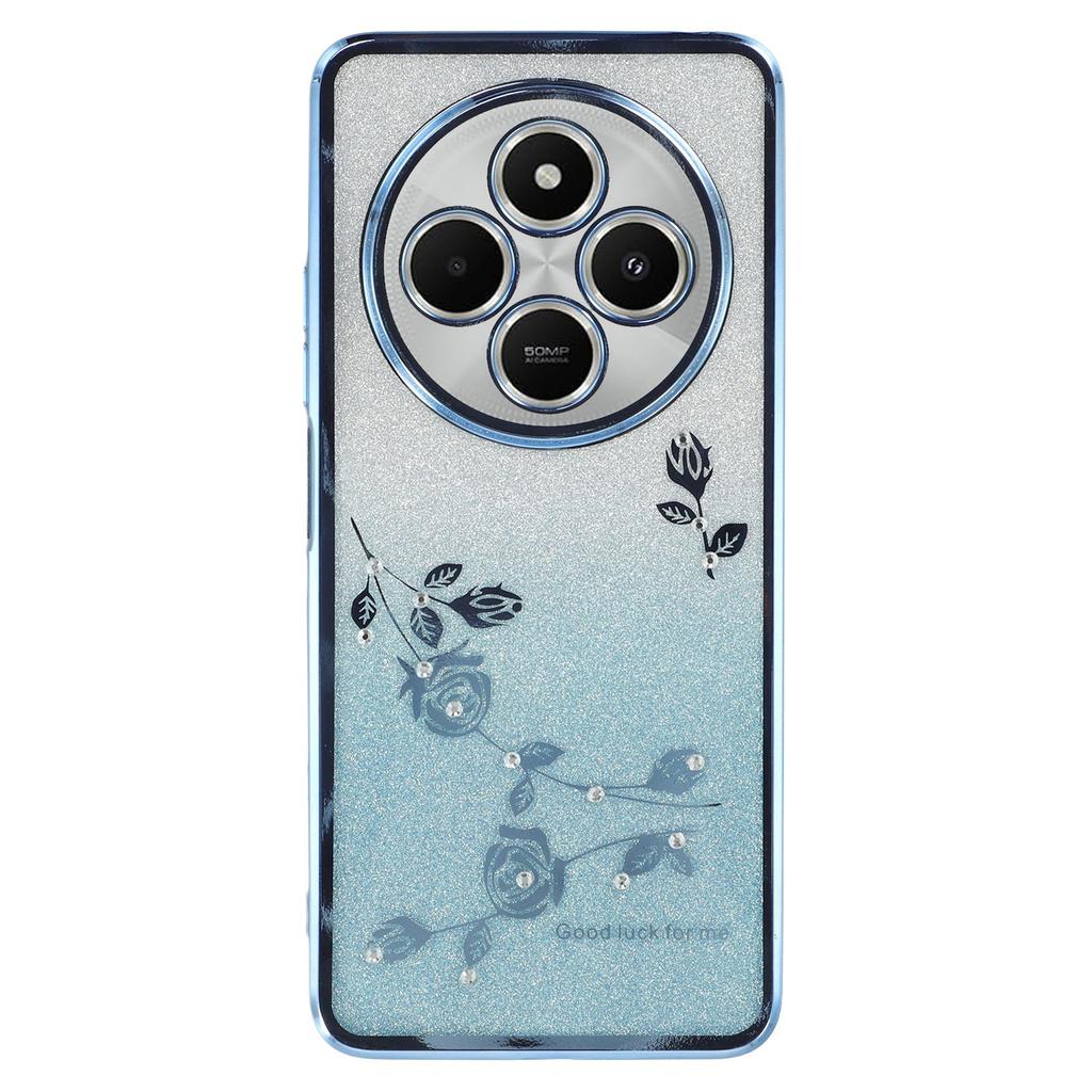 KADEM For Xiaomi Poco C75 4G/Redmi 14R 5G/14C 4G Case Flower TPU Flexible Gradient Phone Cover