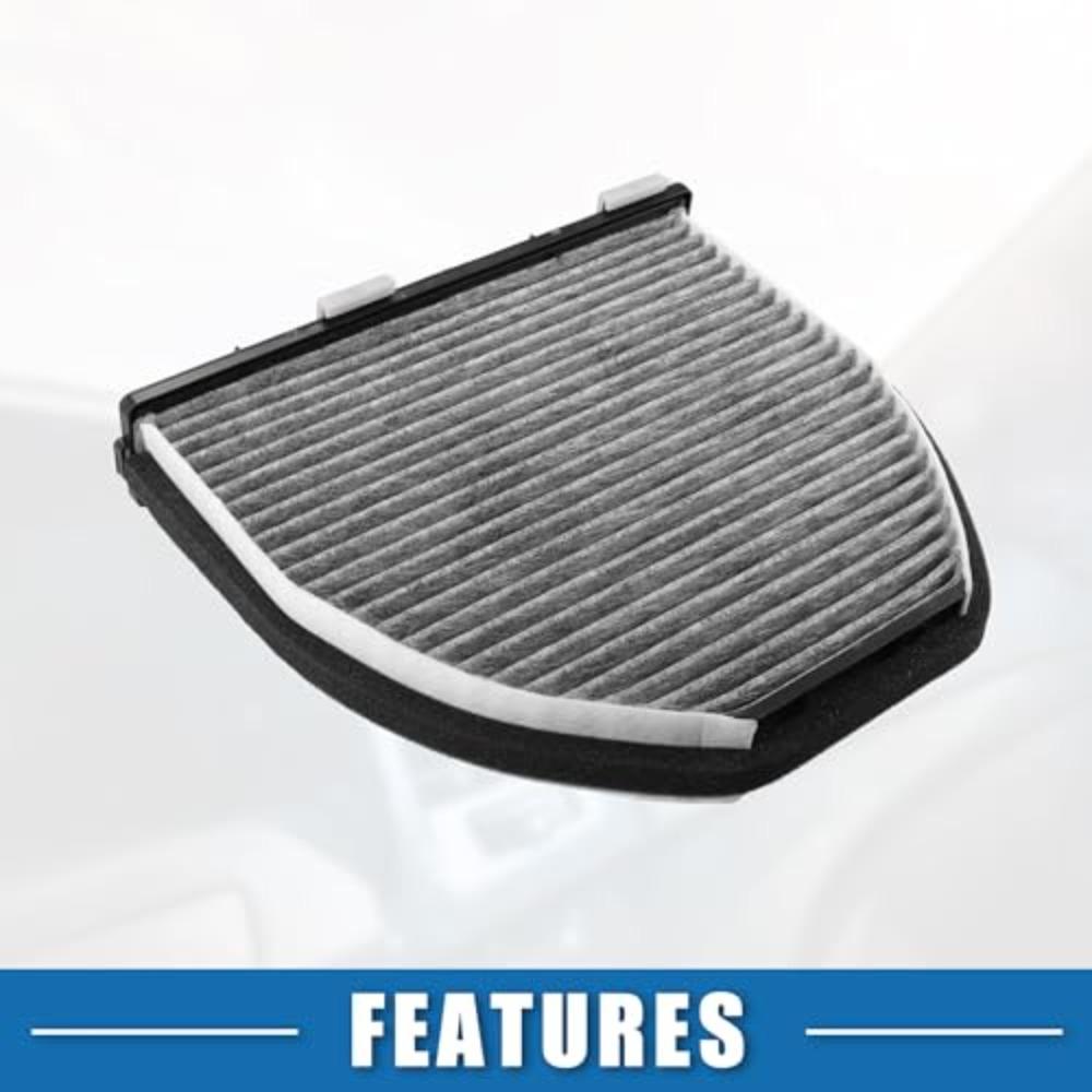 2pcs for Mercedes-Benz W204 W212 2128300318 Car Cabin Air Filter Cooling System