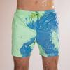 Pantaloncini da Spiaggia da Uomo che Cambiano Colore Asciugatura Rapida Taglia Grande Costumi da Bagno Pantaloncini Termoreattivi che Cambiano Colore con l'Acqua