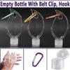 Squeezable Reusable Leak Proof Refillable Bottles with Hook Flip Cap Bottles Hand Sanitizer Bottles
