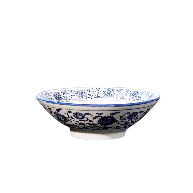 Jiuxia Japanese Style Blue & White Ceramic Noodle Bowl