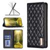 Diamantový Geometrický Kožený Magnetický Flip Pouzdro Pro Samsung Galaxy S20 S21 S22 S23 Ultra S23+ Plus S 21 FE S20FE Pouzdro Kryt