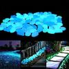 100pcs/bag Glow-in-the-Dark Pebbles Create A Magical Garden Aquarium Decoration Landscaping Or Wedding Decoration