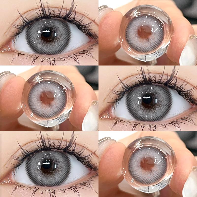 Kolorowe źrenice dla oczu Niebieskie źrenice Zielone Wysokiej Jakości Kolorowe Soczewki Kontaktowe Brązowe Naturalne Soczewki Szare Soczewki Oczne Roczne