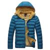 Mens Warm Winter Hooded Thick Padded Jacket Zipper Casual Parka Coat Outwear