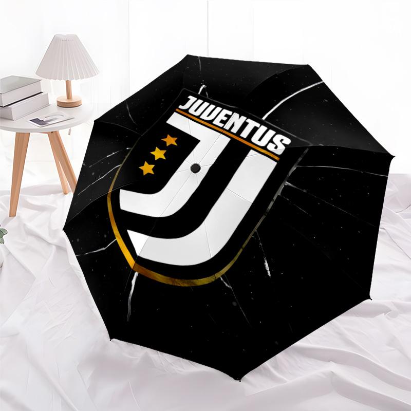 1pc Juventus Umbrella, Sun Protection, And UV Shielding. It Has Eight Sturdy Ribs for Outdoor Use And Perfect As a Holiday Gift