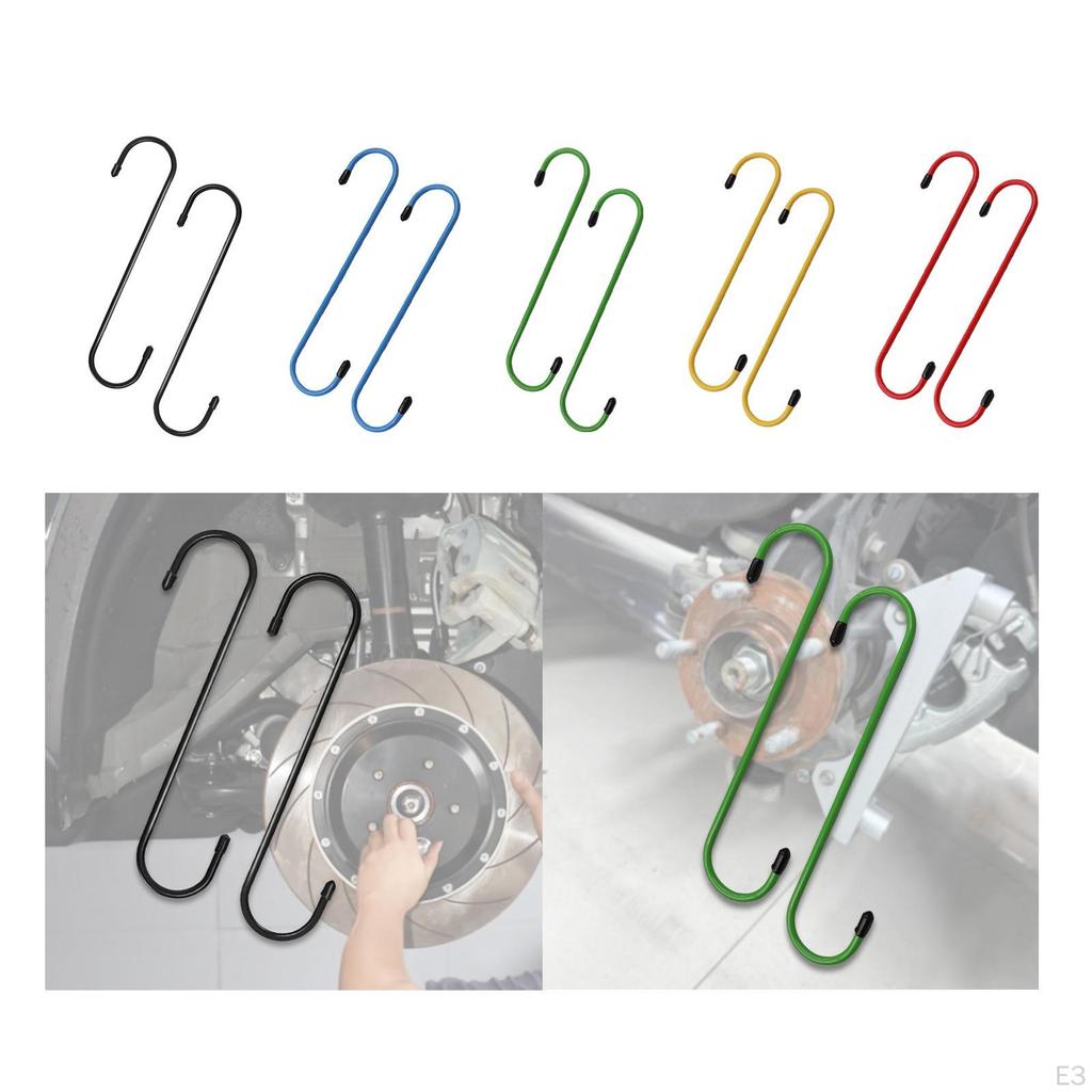 2 Pieces Brake Caliper Hangers Automotive Maintenance Tools Home Garage Use Multifunctional for
