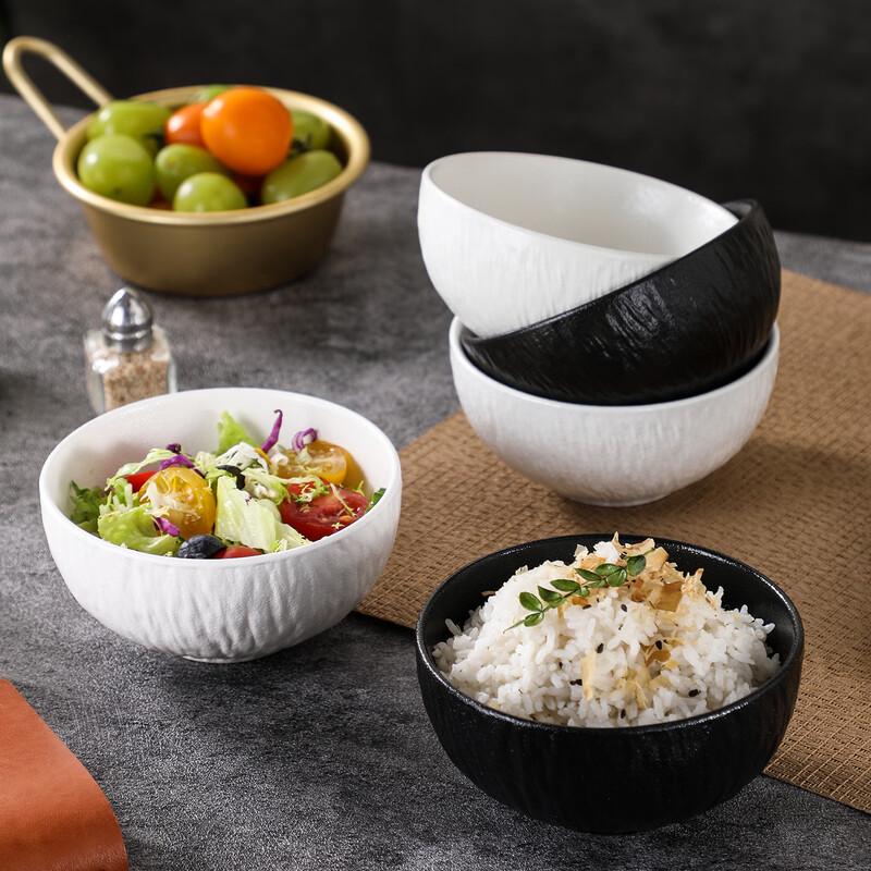 Japanese Style Rock Pattern Ceramic Bowl