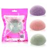 Esponja limpiadora facial de fibra konjac natural y caliente, herramientas exfoliantes 