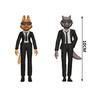 Nouveau lot de 6 figurines d'action Les Bad Guys Jouets Kawaii Loup Piranha Serpent Requin Tarentule Poupée Anime Jouet Animal en PVC Cadeau d'Anniversaire