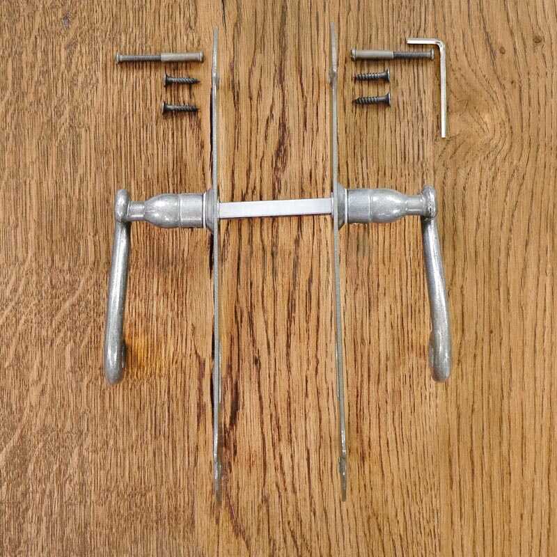 MALTA Handle with Plate for 72mm Insert, STEEL