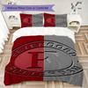 Feyenoord Pattern Bedding Uilt Set Uilt Cover Pillowcase Home Decoration Birthday Gift (1 * Duvet Cover + 2 * Pillowcase  Without Core)54
