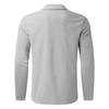 Men Waffle Long Sleeve Turn Down Collar Zipper Cardigan Casual Sports Two Piece Set