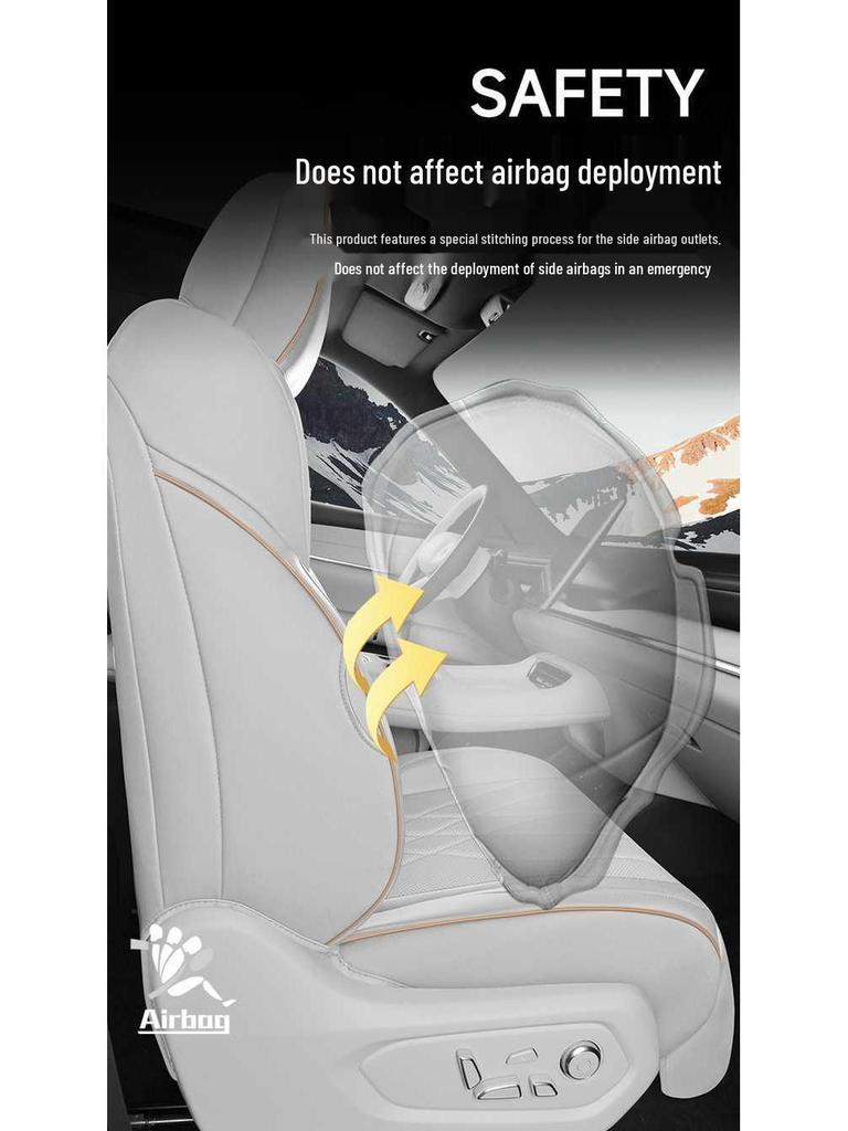 Celoroční potahy sedadel a polštáře do interiéru pro modely Changan Qiyuan Q07.