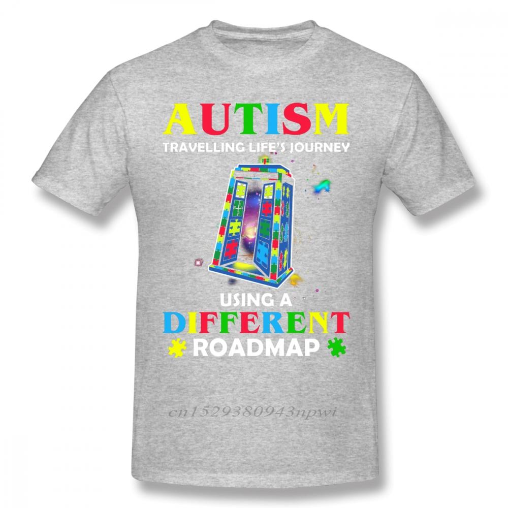 

Autism T Shirt Autism Shirt Traveling Life S Journey Using A Different Roadmap TShirt Short Sleeve Fashion Tee Shirt Tshirt S