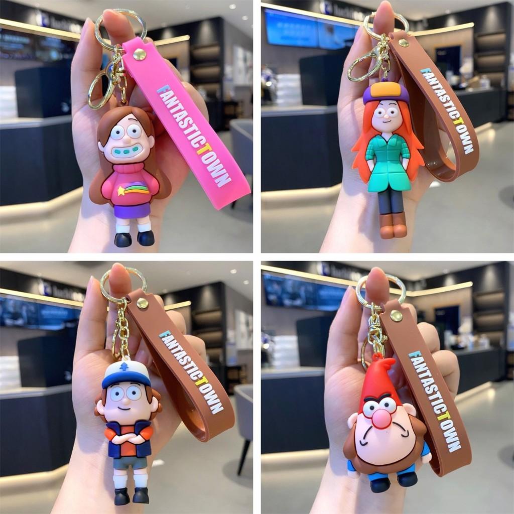 Gravity Falls Mabel Pines Backpack Keychain Cartoon Car Pendant Ornaments Gift