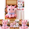 Unicorn Plush Toy Animal Stuffed Doll With Pp Cotton For Gift And Collecting