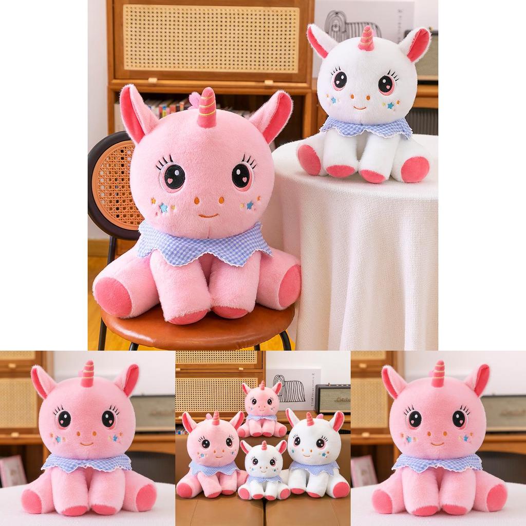 Unicorn Plush Toy Animal Stuffed Doll With Pp Cotton For Gift And Collecting