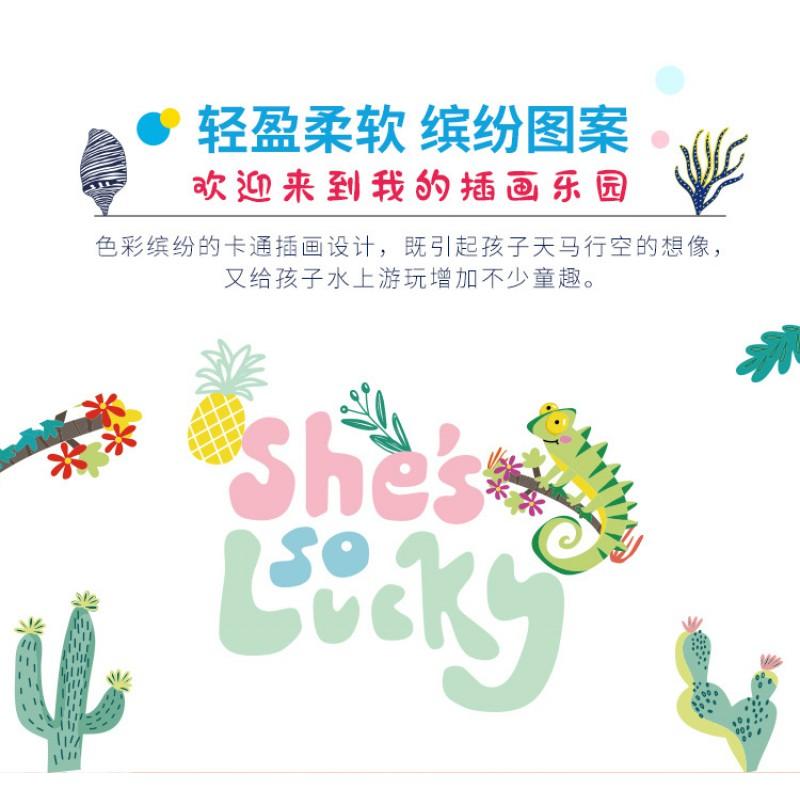 Girls 'swimsuit Children's One-piece Swimsuit Long-sleeved Sunscreen Quick-drying Baby Small Middle Children Snorkeling Surfing Jellyfish Clothes