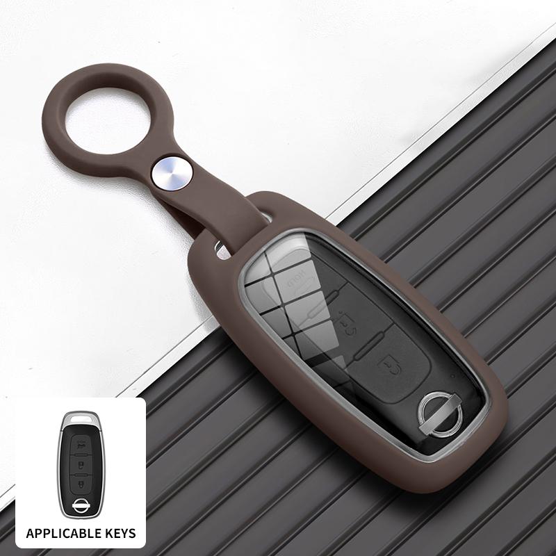 Housse Premium en Silicone pour Porte-clés de Voitures Nissan Modèles Récents Étui Doux de Luxe pour Clé de Voiture
