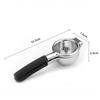 Manual Citrus Juicer Stainless Steel Non-Slip Handle Black 21.5x7.6x5.6cm