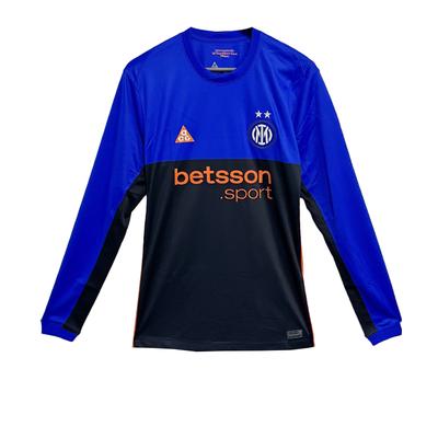 Fan Edition Sports Pullover Crew Neck Long Sleeve Football Shirt Men Tops IB3144-413