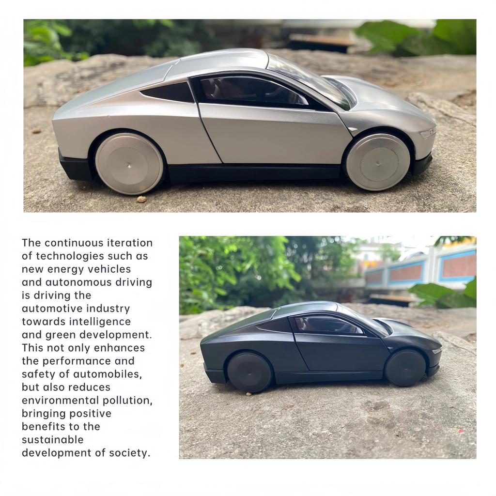 Simulation 1/32 Tesla Cybercab ROBOTAXI Metal Die Cast Car Model, Desktop Decoration Ornaments, Children's Toy Cars, Boys Gifts