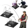 Fishing Reel Storage Holder Transparent Water Drop Wheel Stand Multifunction Fishing Reel Display Rack Fishing Accessories
