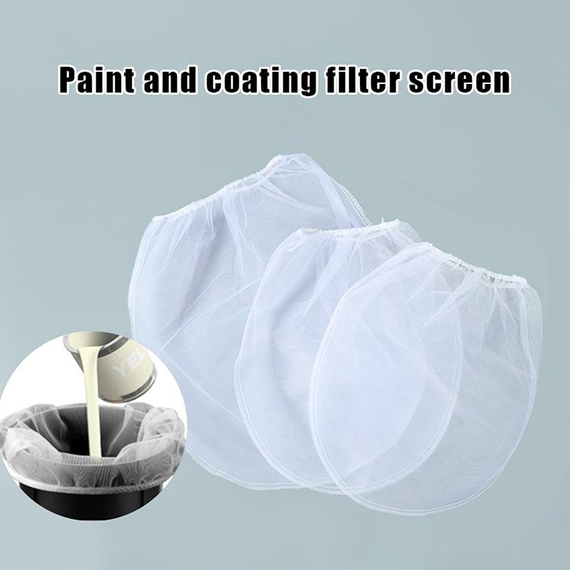 5Pcs Nylon Paint Strainer Bags Top Opening Paint Strainer Bags Paint Screen Net Home Decoration Paint Screen Net Filter Bag