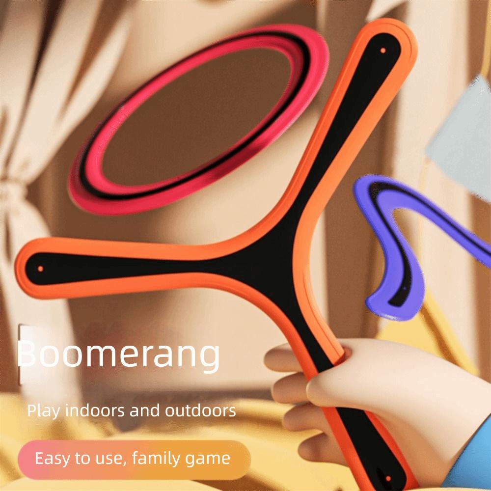 Soft Cross Boomerang Toy Interactive Design Puzzle Decompression Interactive Toy Sports Function Outdoor Toys Early Education 6