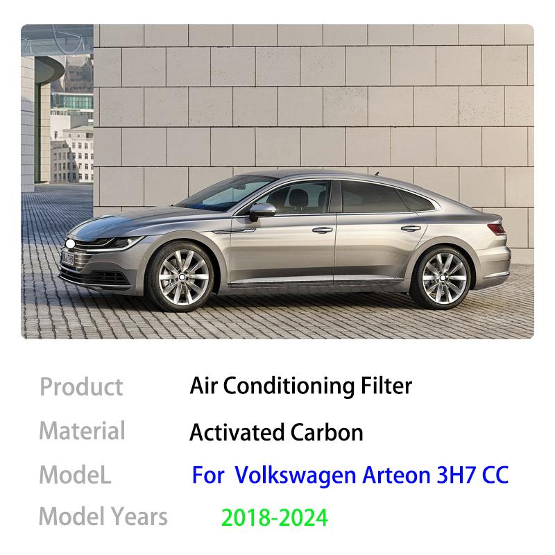 Air Conditioning Filter For Volkswagen VW Arteon 3H7 CC 2018 2019 2020 2024 2024 2024 2024 5QD819653A Activated Carbon Car Parts