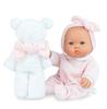 Betty Teddy Blanket Doll 28 with Teddy Bear Marina & Pau 372