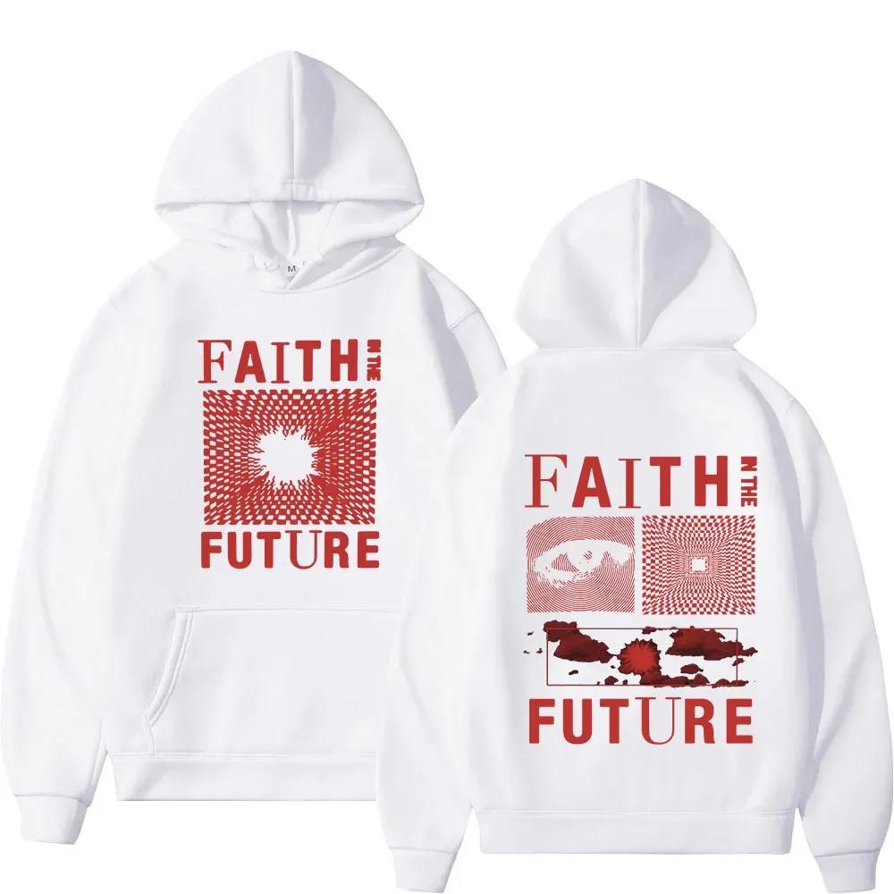 Faith in Future Journey Popular hooded sweatshirts for Men and Women Fashionable Casual Clothing Hip-hop Harajuku oversized