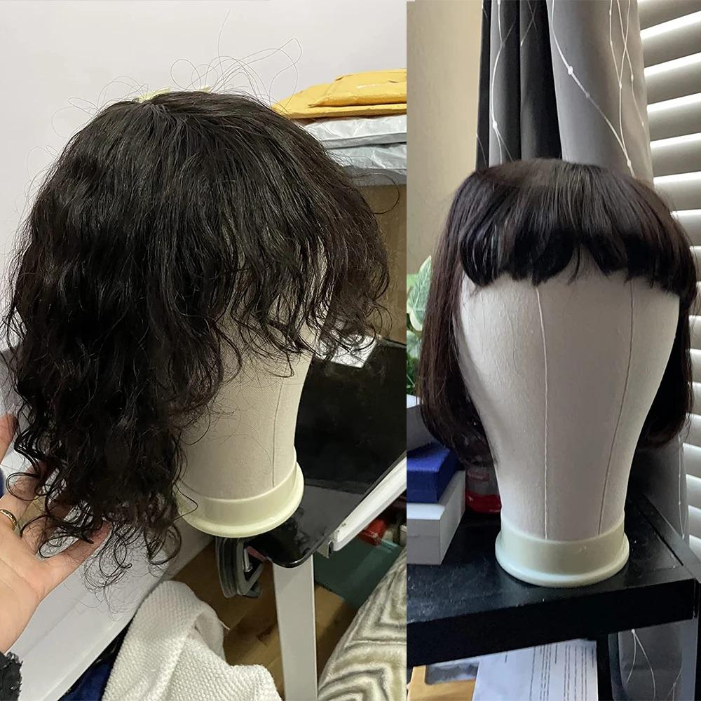 Canvas Wig Stand Holder 21-25inch Mannequin Wig Head for Lace Wigs Making Block Wig Head  Salon