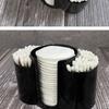 3 in 1 Plastic Makeup Cotton Pad Holder Vertical Space Saving Organizers for Tidying Table Accessories