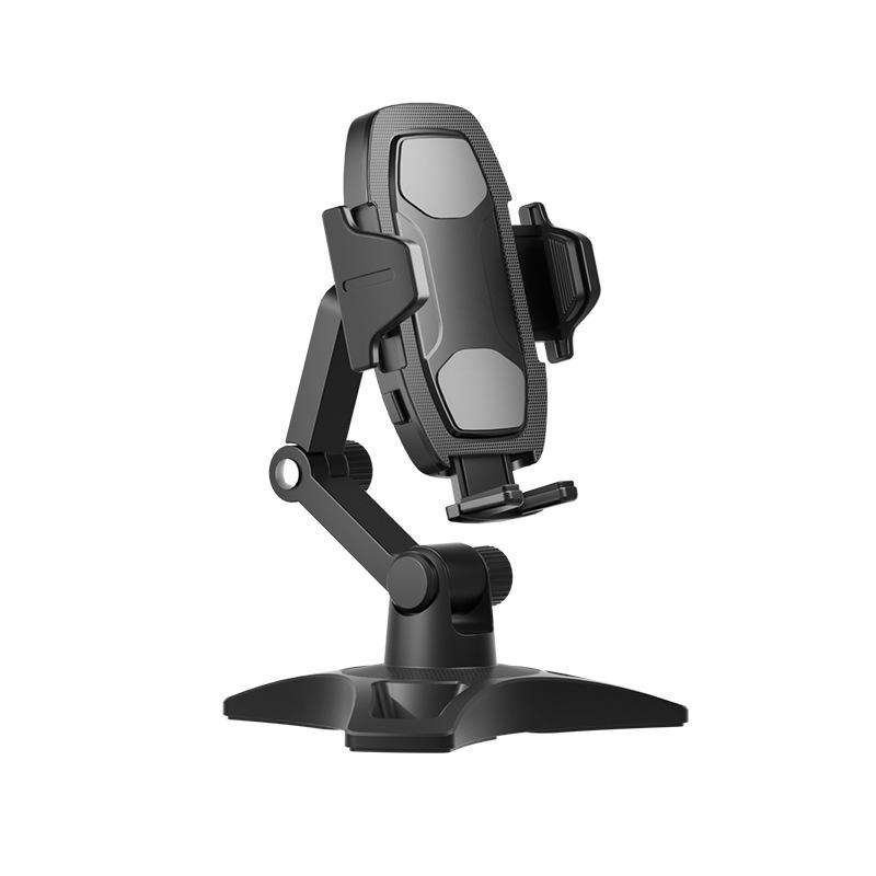 Adjustable 360° Rotating Desktop Phone Stand - Stable, Foldable, and Multi-functional.