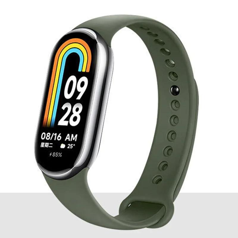 Silicone Strap For Mi Band 8 9 Xiaomi 8 NFC Bracelet Sport Belt Replacement Smartwatch Bracelet Watchband Xiaomi Mi Band 8 Strap