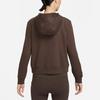 Nike Women's Solid Color Quick-Dry Hoodie In Coffee
