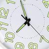 30cm Diameter Silent Quartz Clock Plastic Frame Luminous Wall Clock Wall Mounted Clock  Night Use
