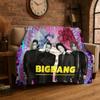 Kpop Bigbang G Dragon Music Star Flannel Blanket Soft Warm Throw Blanket for Bedroom Living Room Bed Travel Camping Picnic Kid