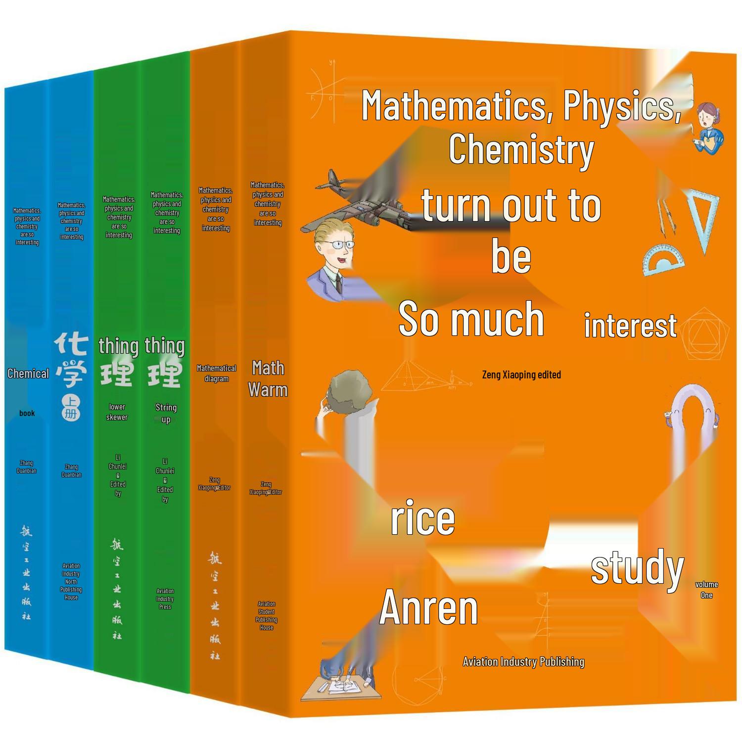 Engaging Math, Physics & Chemistry: Complete 6-Book Set for Grade 3-6 Extracurricular Reading