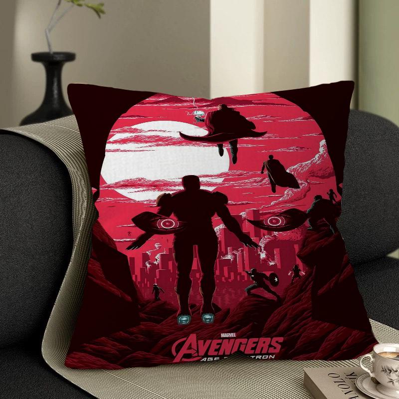 Marvel Wall Art Personalized Pillow Cover Kids Bedroom Wild Party Decor Pillowcase Kid Birthday Shower Gift