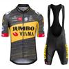 JUMBO Tour De France Completo da Ciclismo Manica Corta Uomo Donna Versione Squadra Strada Traspirante Maglia