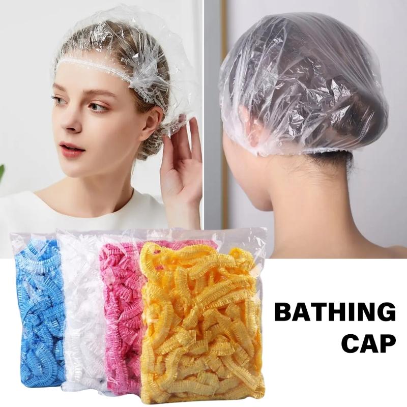 Convenient Hair Net Hat 100pcs for Eyebrow Styling Waterproof Bath Hat Hotel Travel Essentials Accessories