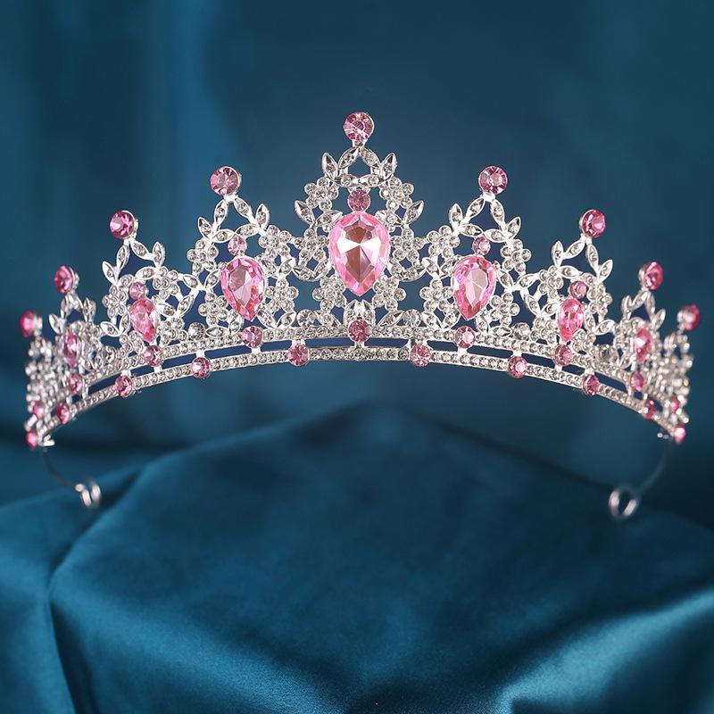 

Европейский и американский роскошный стиль сплав корона невесты инкрустированная бриллиантами свадебное платье день рождения вечеринка корона принцессы аксессуар для волос