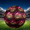 Football team.C Print Size 5 Soccer Ball, PU Wear Resistant Football for Match Training and Daily Practice, Birthday Gift for Soccer Fans