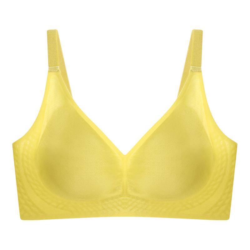 Women's Seamless Ice Silk Wire-Free Bra - Plus Size, Large and Small Bust, Hot Selling