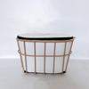 Large Capacity Metal Rear Basket with Backrest for E-bike Helmet and Backpack Storage
