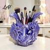 Stationery Organizer for Desk Makeup Brush Holder with Thickened Stable Base Fairies Decor Silk Holder Texture Storage Box Dressing Table Pens And