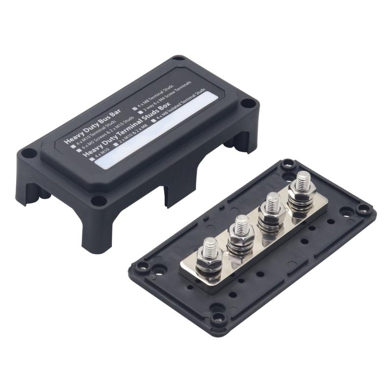 Reliable Power Junction Box 300A DC48V Enhances Wire Organization in Car & Boat